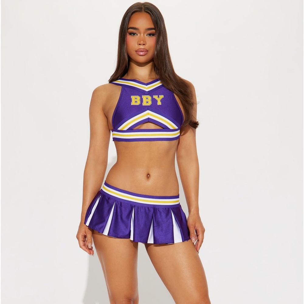 2 piece cheerleading costume